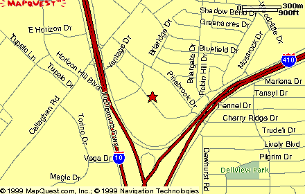 Map to Bexas County Extension Office | Urban Program Bexar County